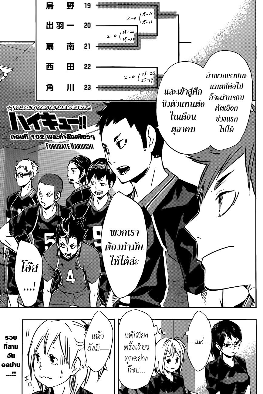 อ่าน Haikyuu!!