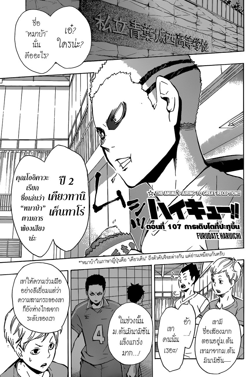 อ่าน Haikyuu!!