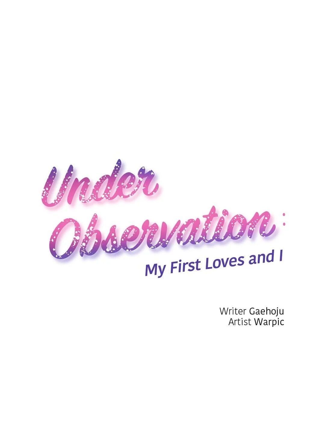 อ่าน Under Observation: My First Loves and I
