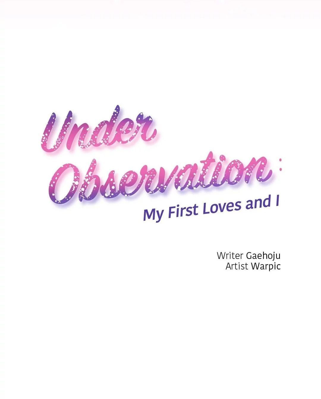 อ่าน Under Observation: My First Loves and I